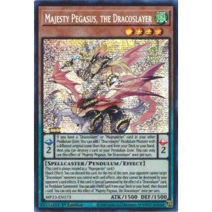 MP23-EN173 - Majesty Pegasus, the Dracoslayer - Prismatic Secret Rare